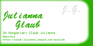 julianna glaub business card